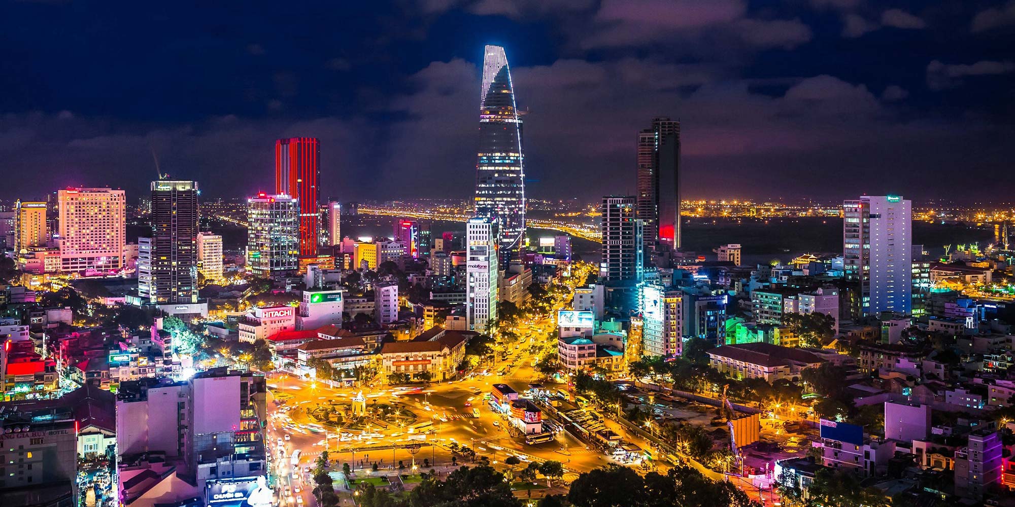 Hình ảnh Thành Phố Hồ Chí Minh về đêm
