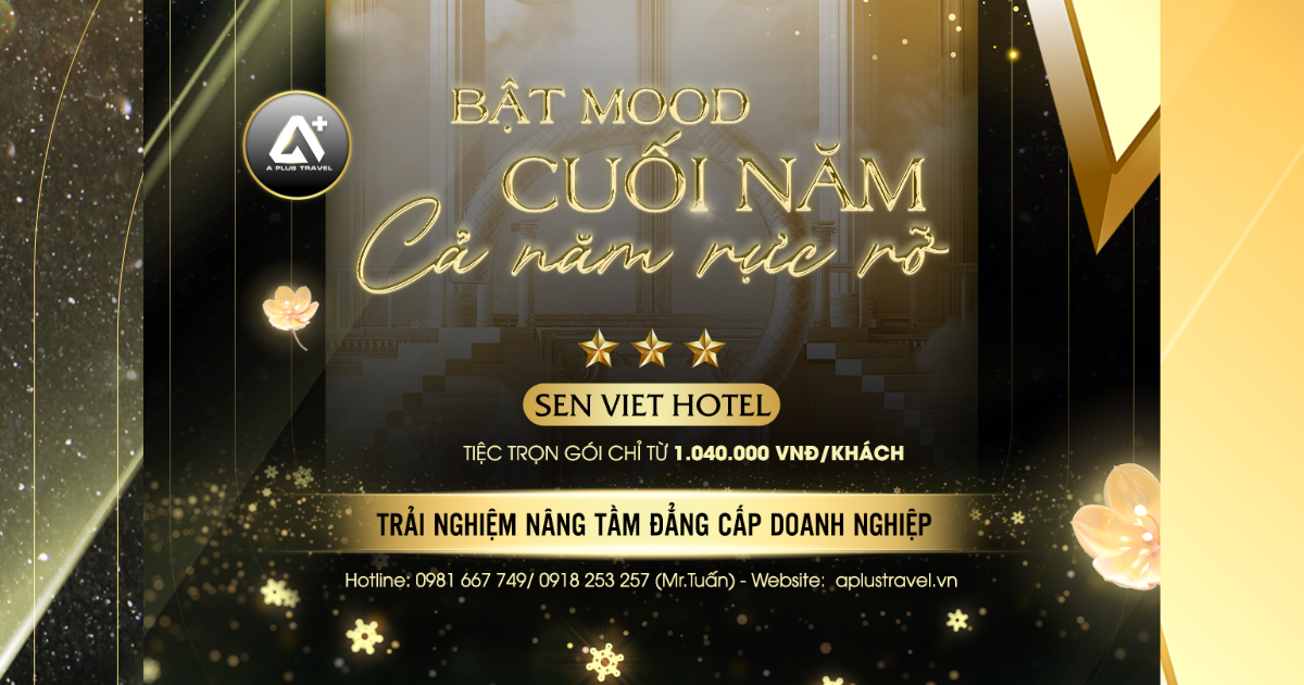 Sen Việt Hotel với không gian thuần việt cho tiệc cuối năm.